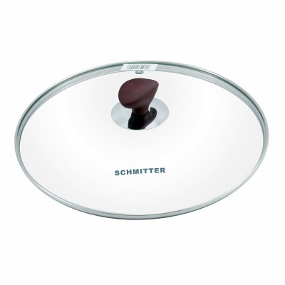 Capac, sticla termorezistenta, Schmitter, 24 cm, rotund, transparent foto