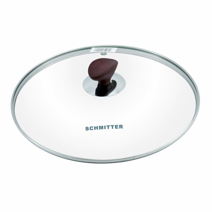 Capac, sticla termorezistenta, Schmitter, 24 cm, rotund, transparent