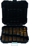 Set de burghie elicoidale HSS, 92 bucăți