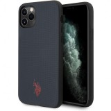 Husa TPU U.S. Polo Wrapped pentru Apple iPhone 11 Pro Max, Bleumarin USHCN65PUNV