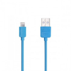 Cablu Date &amp;amp; Incarcare APPLE Lightning Fast Charge (Albastru) REMAX RC-06I foto