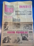 ziarul magazin 19 octombrie 1963 - articol suceava,interviu mircea crisan, muntii apuseni,