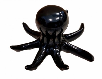 Statueta decorativa, Caracatita, Negru, 12 cm, DV027CN foto