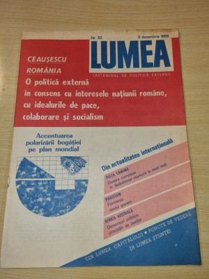 revista lumea 8 februarie 1988 foto