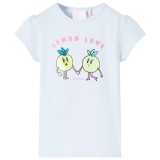 Tricou pentru copii, albastru deschis, 116