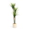 Planta decorativa artificiala Dracaena Marginata &ndash; 1,2 m, verde Best CarHome