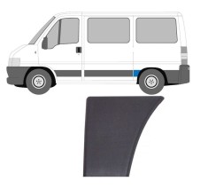 Bandou aripa spate Citroen Jumper, 01.2006; Fiat Ducato, 04.2006; Peugeot Boxer, 04.2006, partea stanga, gri inchis; in fata rotii; lungime 145,