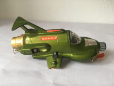 Masinuta Dinky Toys UFO Interceptor 351, anii 70, verde, 14 cm foto