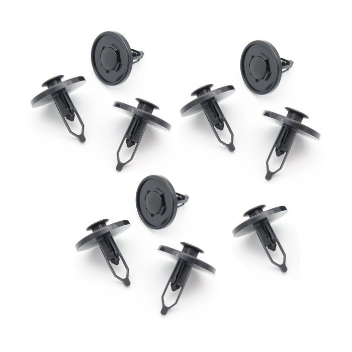 Set 10 clema fixare plastic Toyota Hilux (N120), Hilux (N70), sub scut sasiu, bara si ornamente