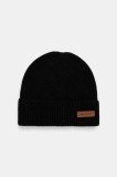 Trussardi căciulă din amestec de l&acirc;nă culoarea negru, E603C000002N