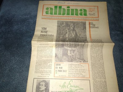 REVISTA ALBINA IANUARIE 1975 foto