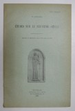 ETUDES SUR LE NEUVIEME SIECLE par H. GREGOIRE , 1933