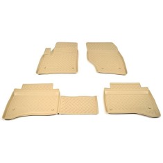 Covorase presuri cauciuc tip tavita Bej Vw Touareg 2002-2010