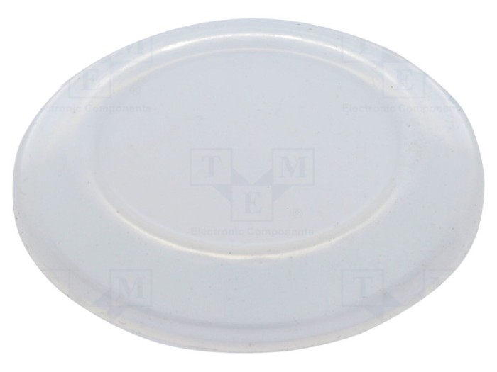 Capac silicon transparent 25mm