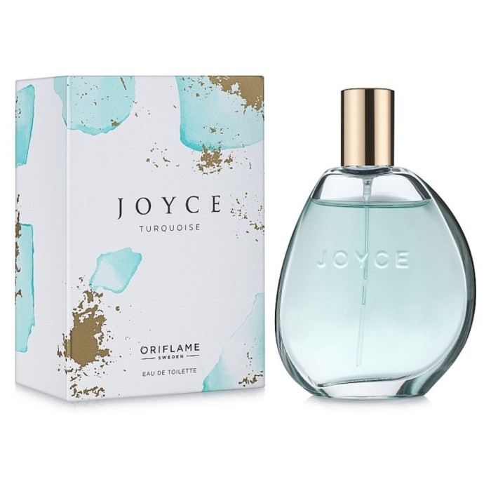 Apa de toaleta Oriflame Joyce Turquoise 50 ml , prospetime acvatica, fructe zemoase si feminitate jucausa