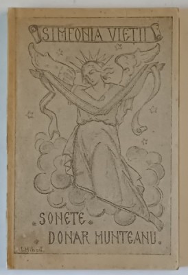 SONETE de DONAR MUNTEANU , 1943 , DEDICATIE * foto