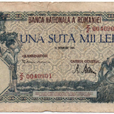 Bancnotă 100.000 lei - Republica Socialistă România, 1946
