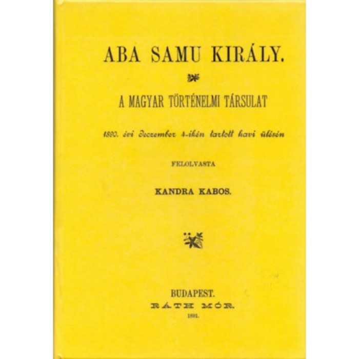 Aba Samu kir&aacute;ly - Kandra Kabos