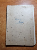 manuscris - caiet de amintiri - din anul 1957 - desene,amintiri,ganduri,poezii
