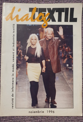 Revista Dialog Textil, noiembrie 1996, 48 pagini foto
