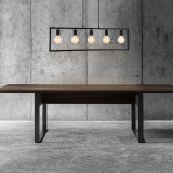 Lampa suspendata Glasgow 5 fasunguri iluminat sufragerie [lux.pro] HausGarden Leisure