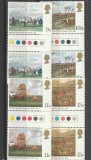 Pictura, serie cu gater color,Anglia., Arta, Nestampilat