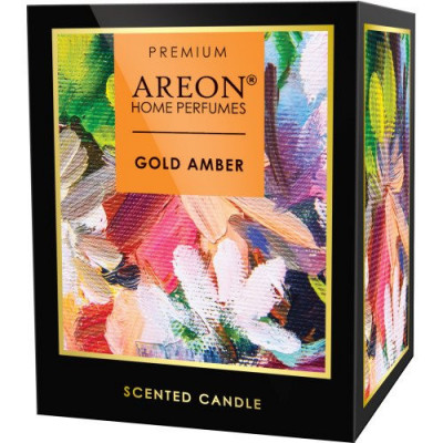 Lumanare Parfumata Areon Scented Candle, Gold Amber foto