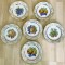 Set - farfurii - desert / fructe - Kahla - 6 persoane - 1960 - poleit cu aur 24K