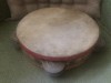 Tamburina din lemn piele discuri cupru instrument muzical percutie vechi pentru muzica instrument