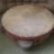 tamburina din lemn piele discuri cupru instrument muzical percutie vechi pentru muzica instrument