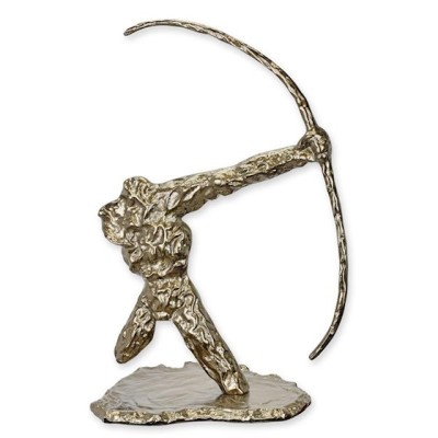 Hercule cu arcul-statueta din aluminiu PI-1 foto