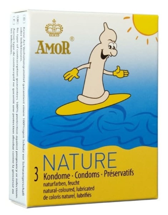 Prezervative rezistente Amor Nature 3 buc