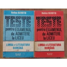 Teste pentru examenul de admitere la liceu 1, 2 - Rodica Olivotto