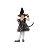 Costum Pisicuta Black Kitty pentru fete 92-104 cm (3-4 Ani)