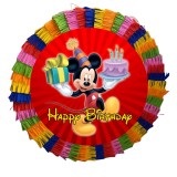 Pinata pentru petreceri, 35 cm, multicolora, model Mickey Mouse