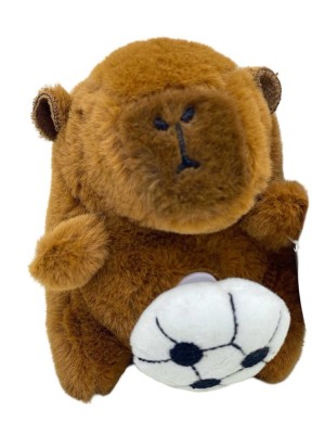 Breloc Capibara de Plus cu minge cu mosor foto