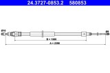 ATE 24.3727-0853.2 Cablu, frana de parcare