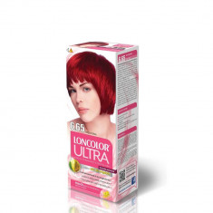 Vopsea de Par Permanenta LONCOLOR Ultra 6.65, 100 ml, Rosu Coral, Vopsea de Par LONCOLOR, Vopsea de Par Nuanta Rosie, Loncolor Vopsea de Par Culoare R