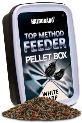 Haldorado - Top Method Feeder Pellet Box 400g - White Carp foto
