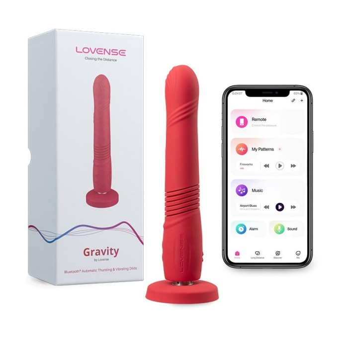 Lovense - Gravity Thrusting Dildo App Controlled