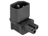 Adaptor DELOCK IEC C14 tată la IEC C5 mamă unghi 2,5A 250V cod 80471