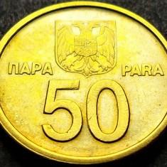 Moneda 50 PARA - SR YUGOSLAVIA, anul 2000 * cod 1472 A
