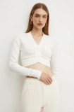 Silvian Heach pulover HELIMO femei, culoarea bej, light, GPA24331CD