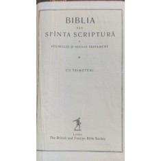 Biblia sau Sfanta Scriptura