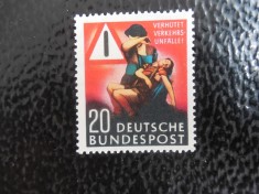 GERMANIA-PREVENIREA ACCIDENTELOR RUTIERE- COMPLET-NESTAMPILAT foto