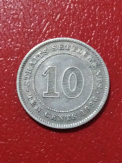 10 cen?i 1926 Straits Settlements foto