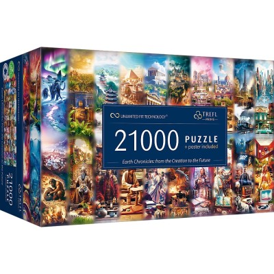 PUZZLE TREFL UFT 21000 CRONICI PAMANTESTI DE LA CREATIE LA VIITOR foto