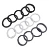 Set Elastice Păr Femei, Frotte, Multicolor, 12 Bucăți, Oem
