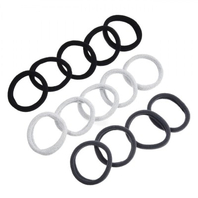 Set Elastice Păr Femei, Frotte, Multicolor, 12 Bucăți foto