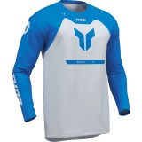 MBS Tricou motocross/enduro THOR RIDEMODE MENACE, albastru/gri, 2XL, Cod Produs: 29108453PE